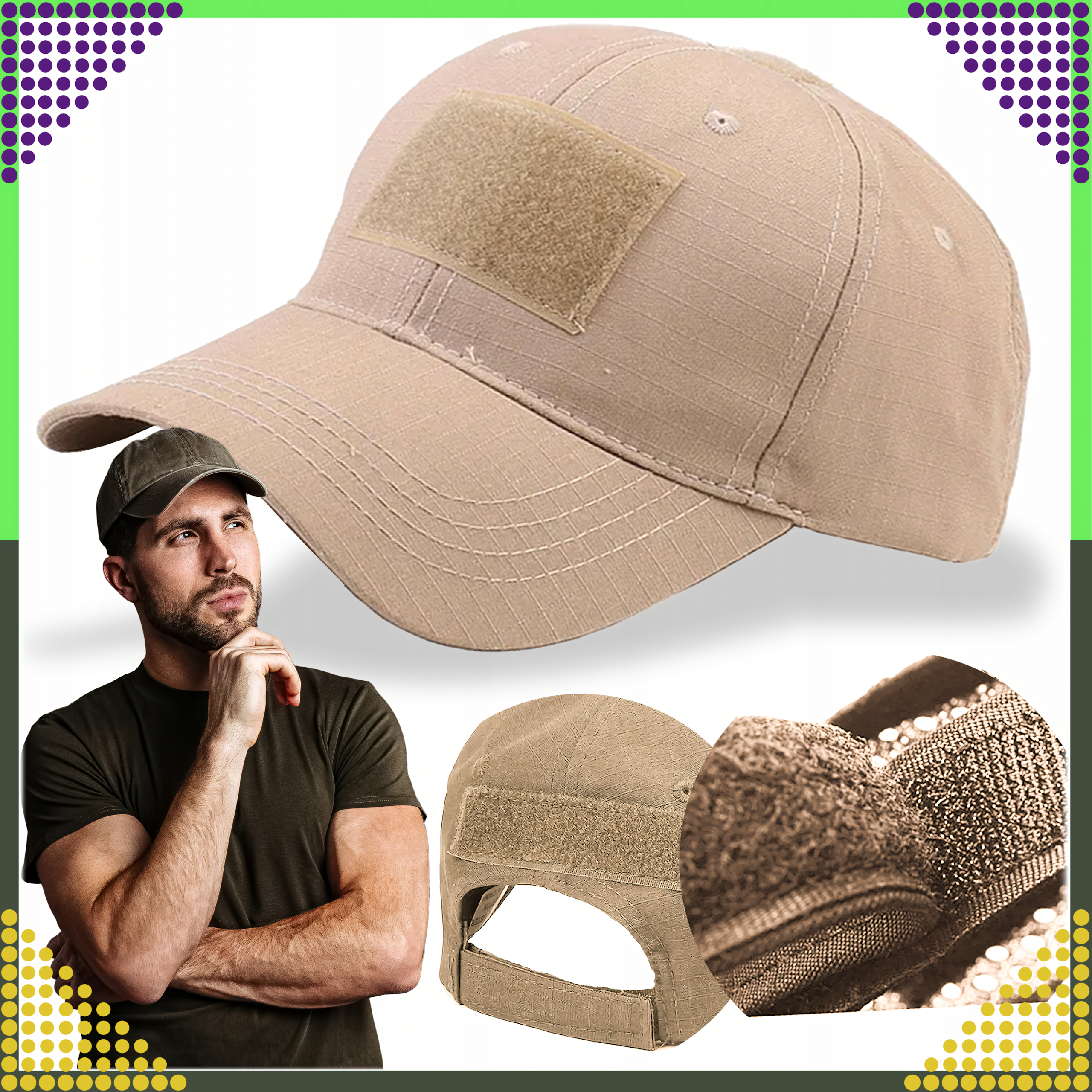 Military Tactical Camouflage Molle Military Fishing Baseball Cap