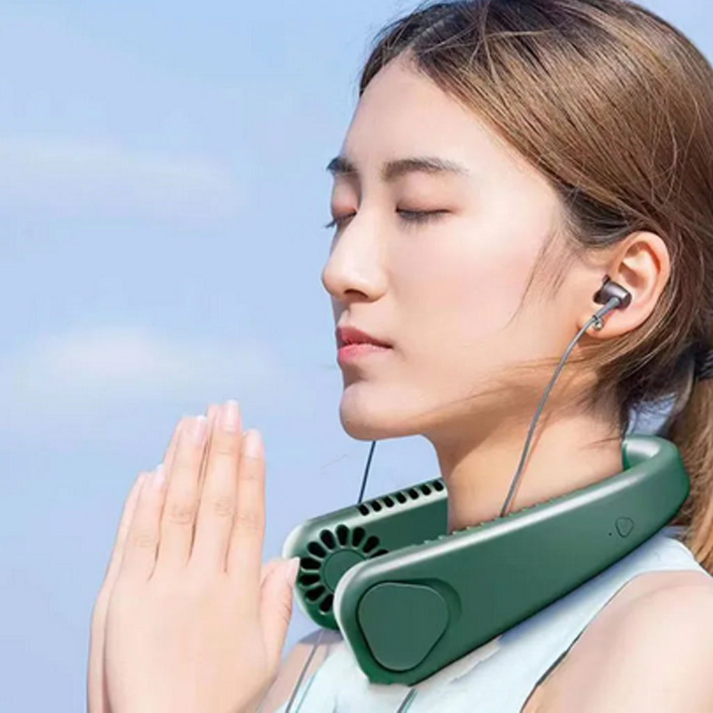 Kaasaskantav õhukonditsioneeri kaelaventilaator Mini ventilaator Jahutusventilaator