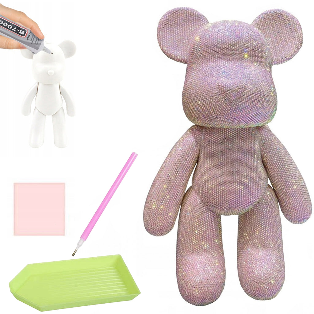 Diamond Painting 5D Kit Large Bear Figurine 38 cm