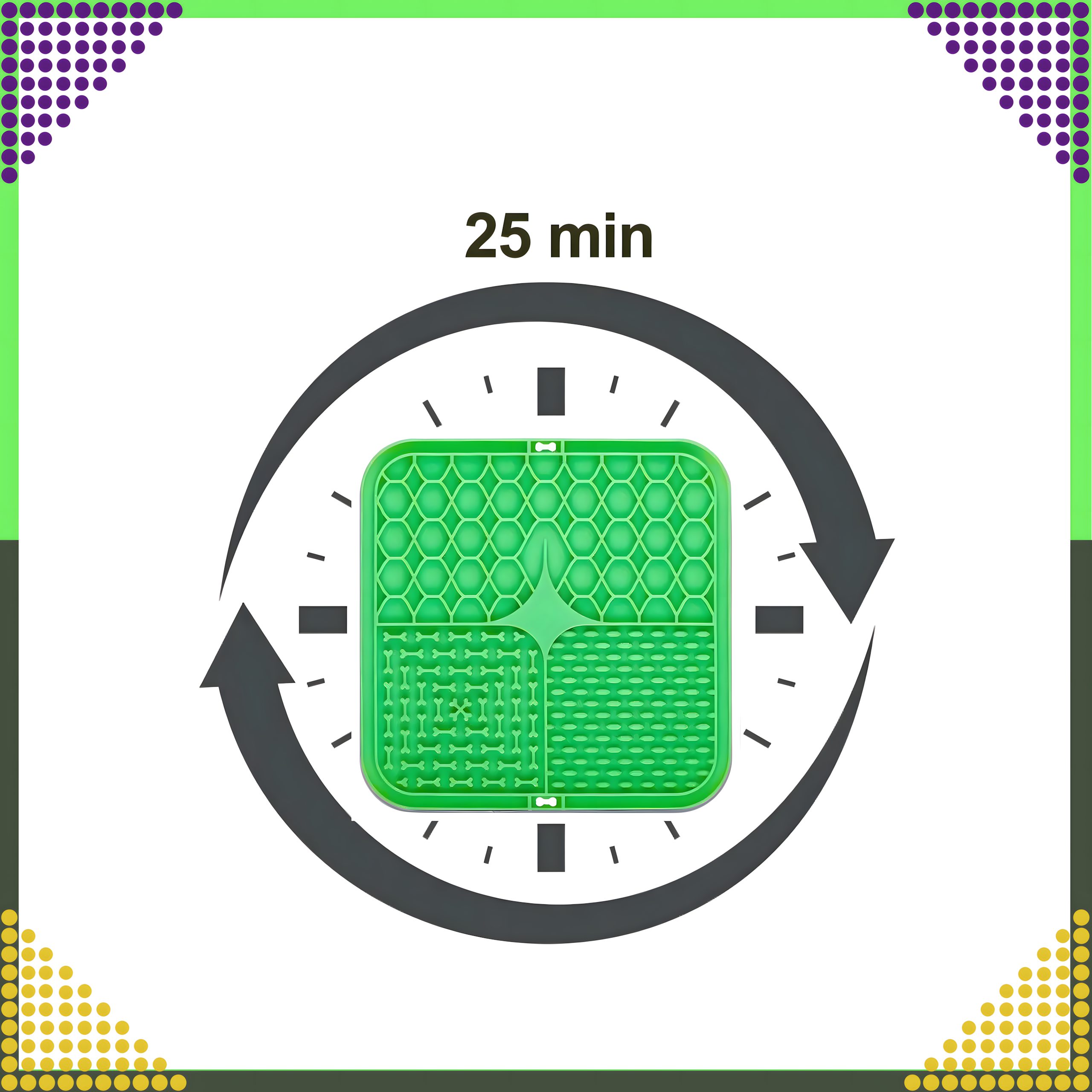 Lakkumismatt koertele ja kassidele, stressivastane, rahustav ja aeglustav