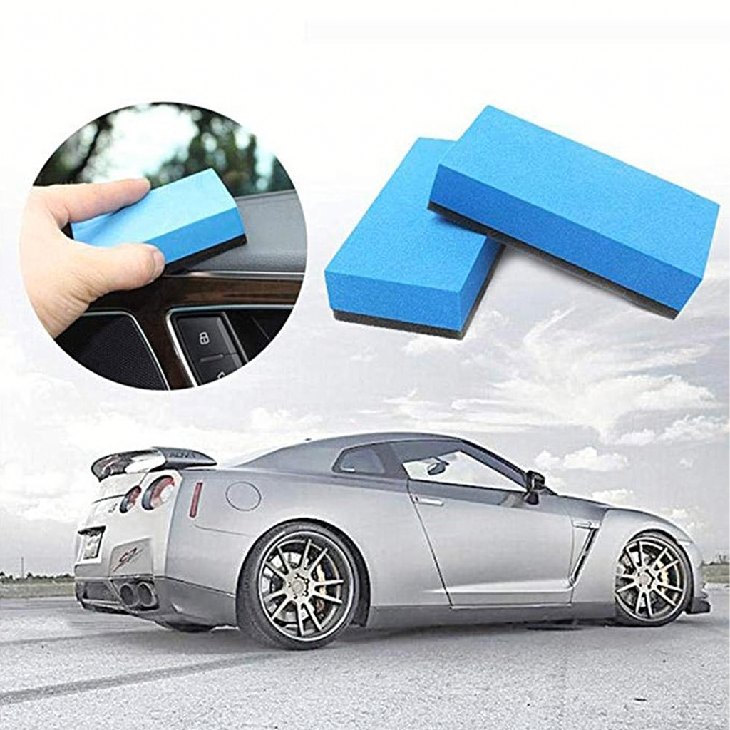 Cube applicator for applying quartz coatings, ceramics and waxes