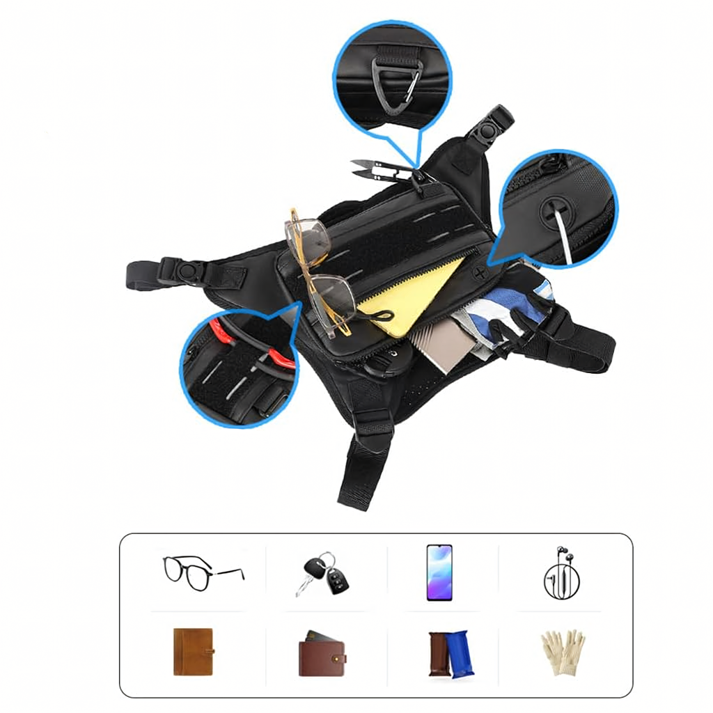 Taktikaline spordirinnakott jooksmiseks, varguskindel