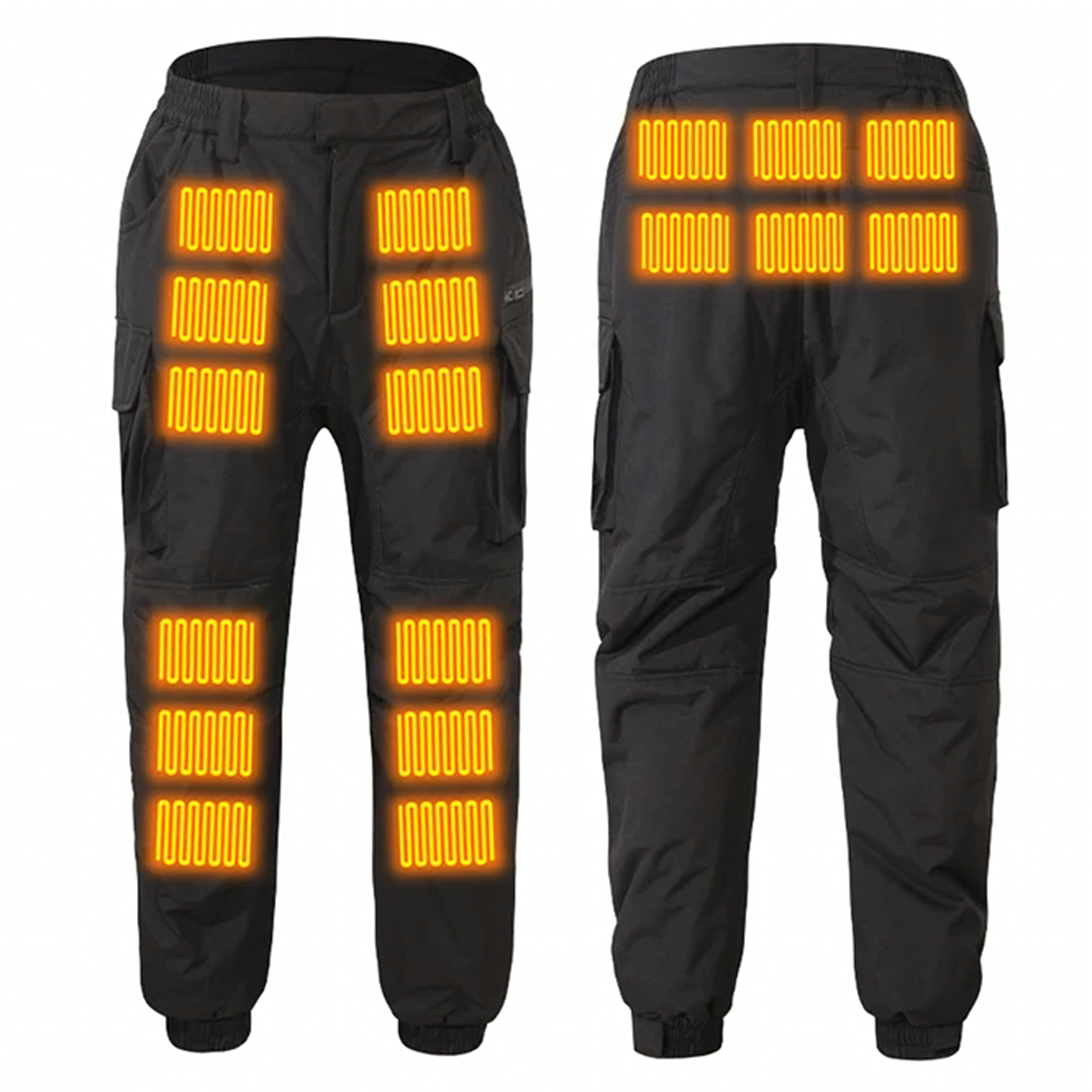 Soojuslikud püksid USB-soojendusega veekindlad cargo-püksid akupangaga talveks