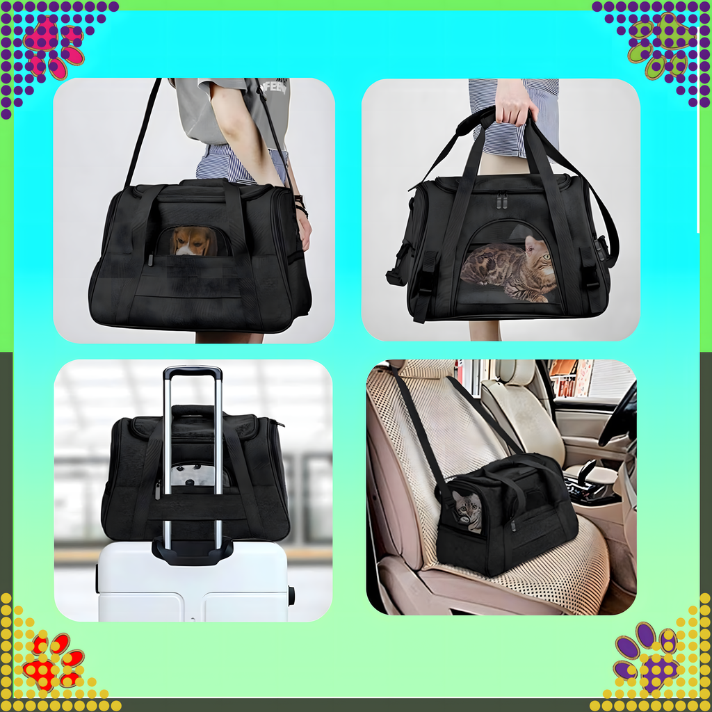 Suur loomade kandekott koerale, kassile, küülikule autosõiduks