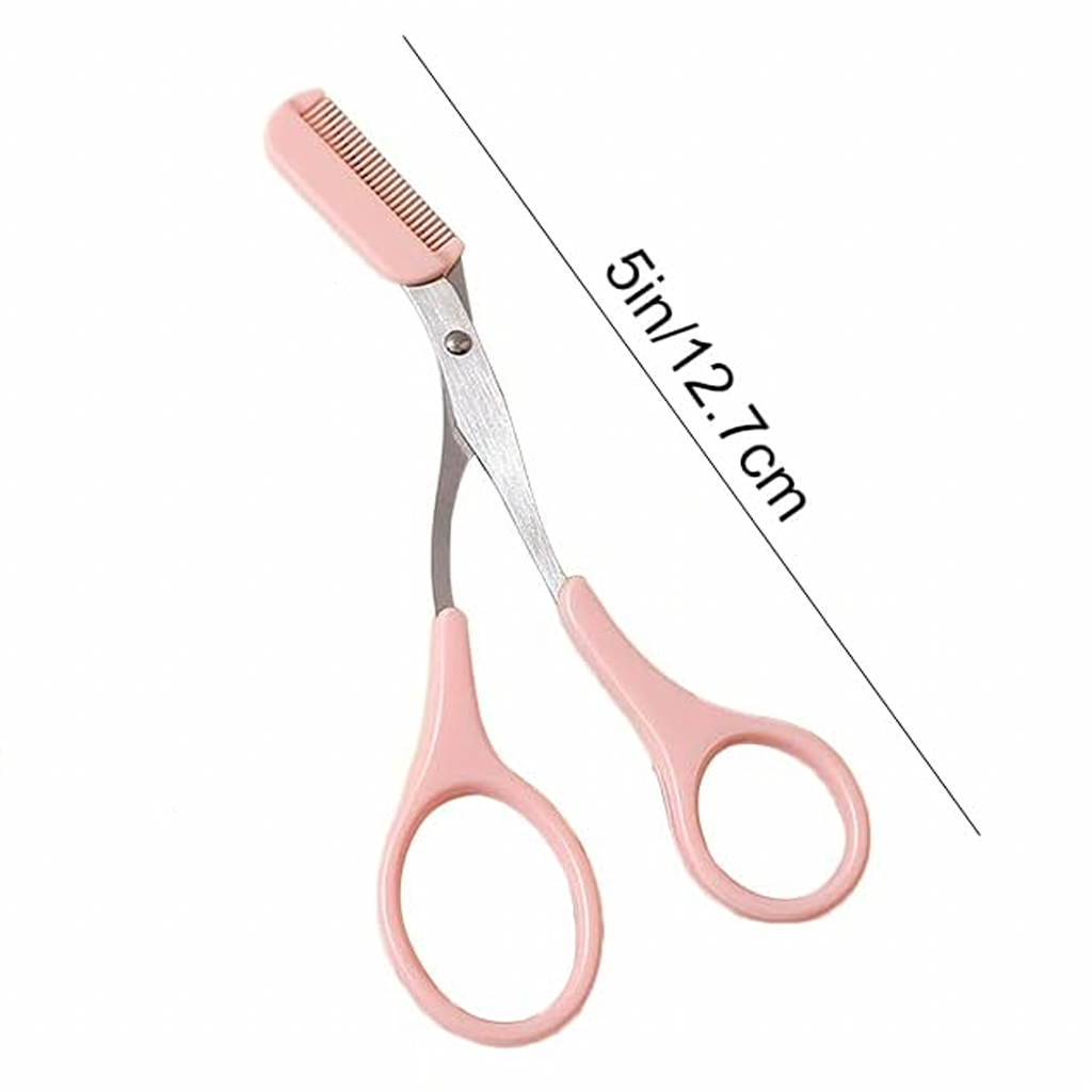 Käärid kulmude lõikamiseks, modelleerimiseks ja kohendamiseks kammiga 12.5 cm