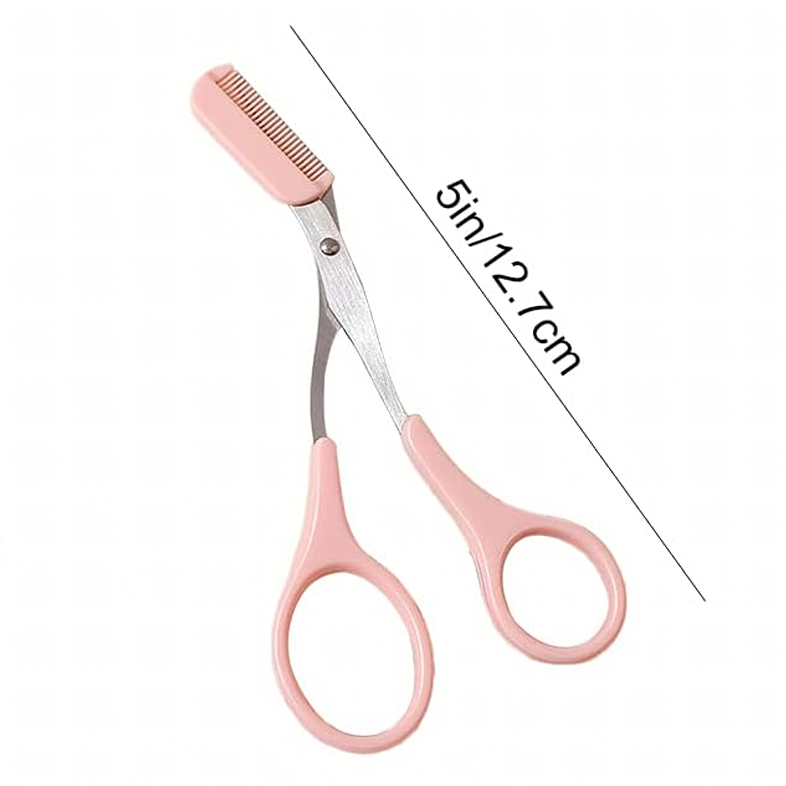 Käärid kulmude lõikamiseks, modelleerimiseks ja kohendamiseks kammiga 12.5 cm