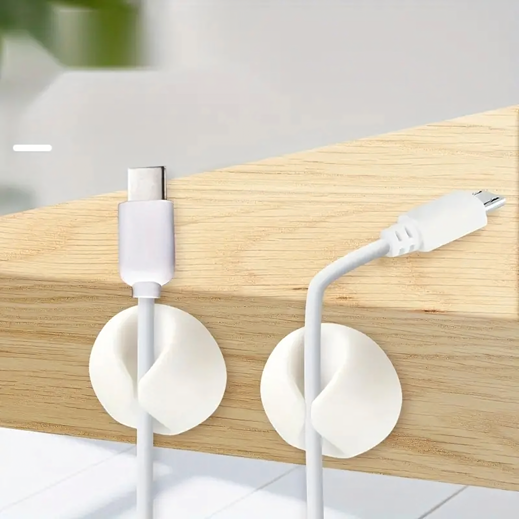 10 x hoidja korraldaja klamber kaabli juhtme riputi kaunistused tugev valge