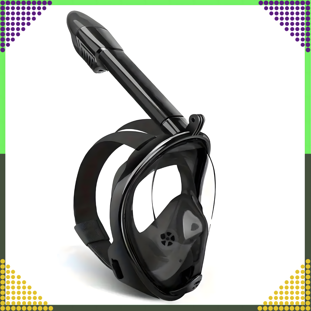 Sukeldumismask ujumiseks ja snorgeldamiseks, täismask vees kasutamiseks, basseini jaoks L/XL