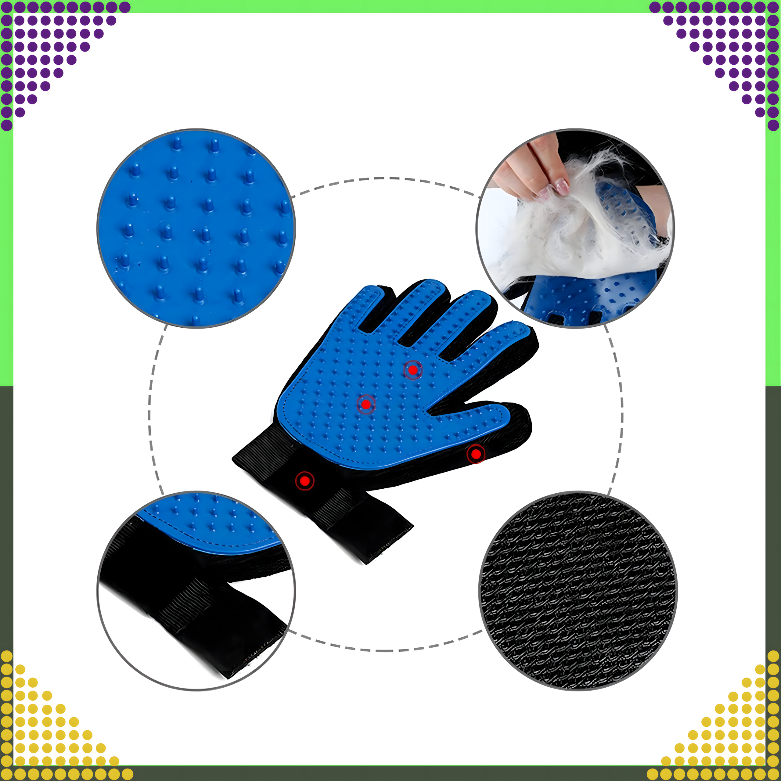 Kindaharj loomade karva harjamiseks, sügamiseks, pesemiseks ja masseerimiseks koertele ja kassidele