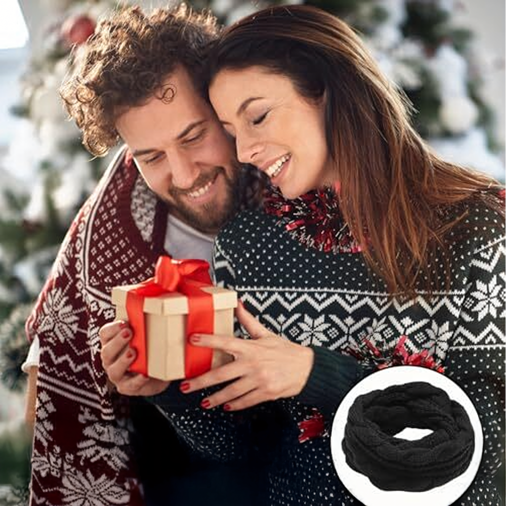 6x Naiste sall torusall soe talvine suur talveks moekas Black