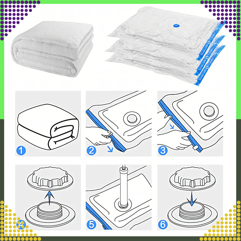 Vacuum Bag for Clothes Bedding Packing Vacuum Bags 50x70 cm