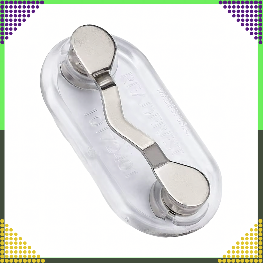 Magnetic Clip Holder for Glasses Headphones ID Tag for Clothes