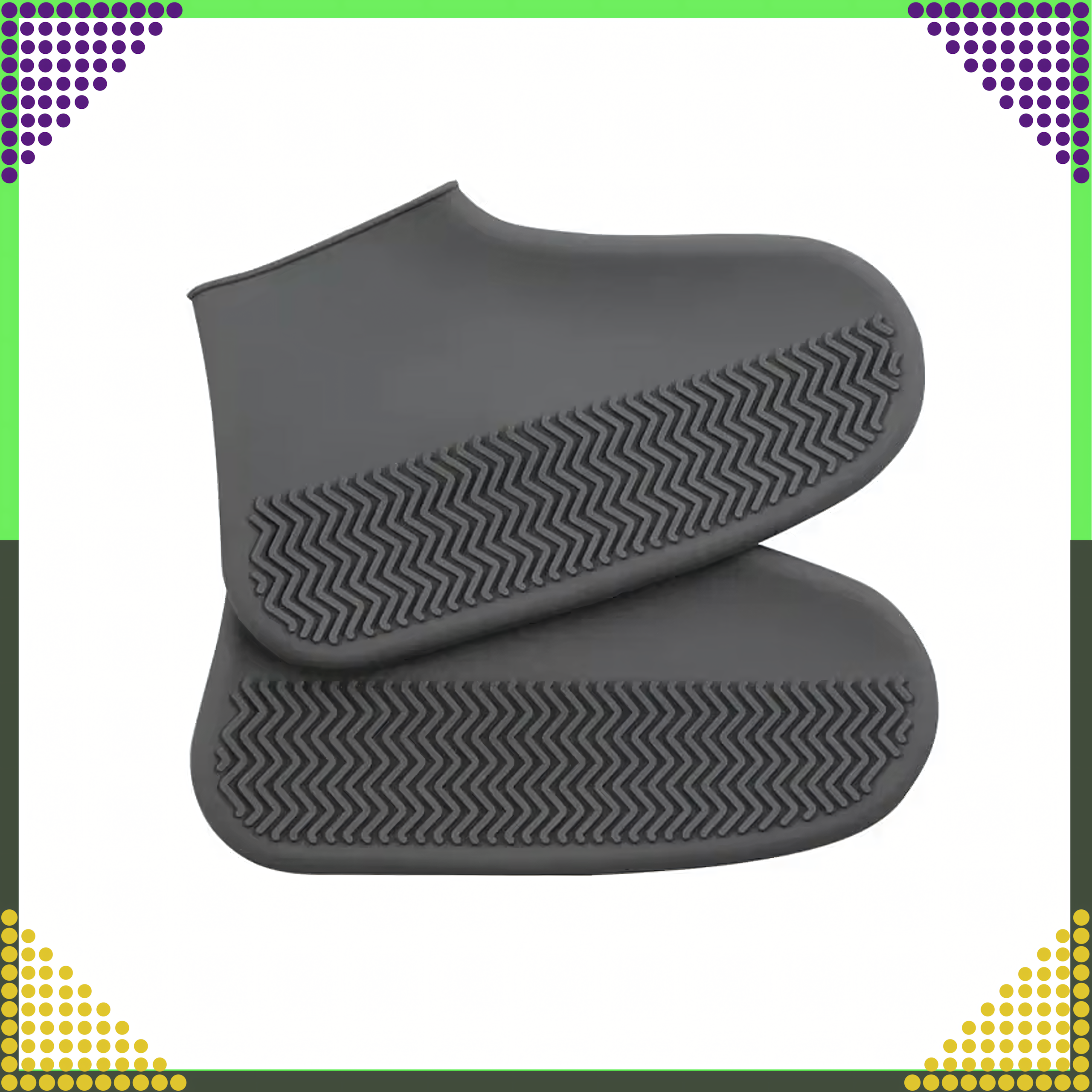 Waterproof Rain Shoe Covers Anti-Slip Rain Boots S