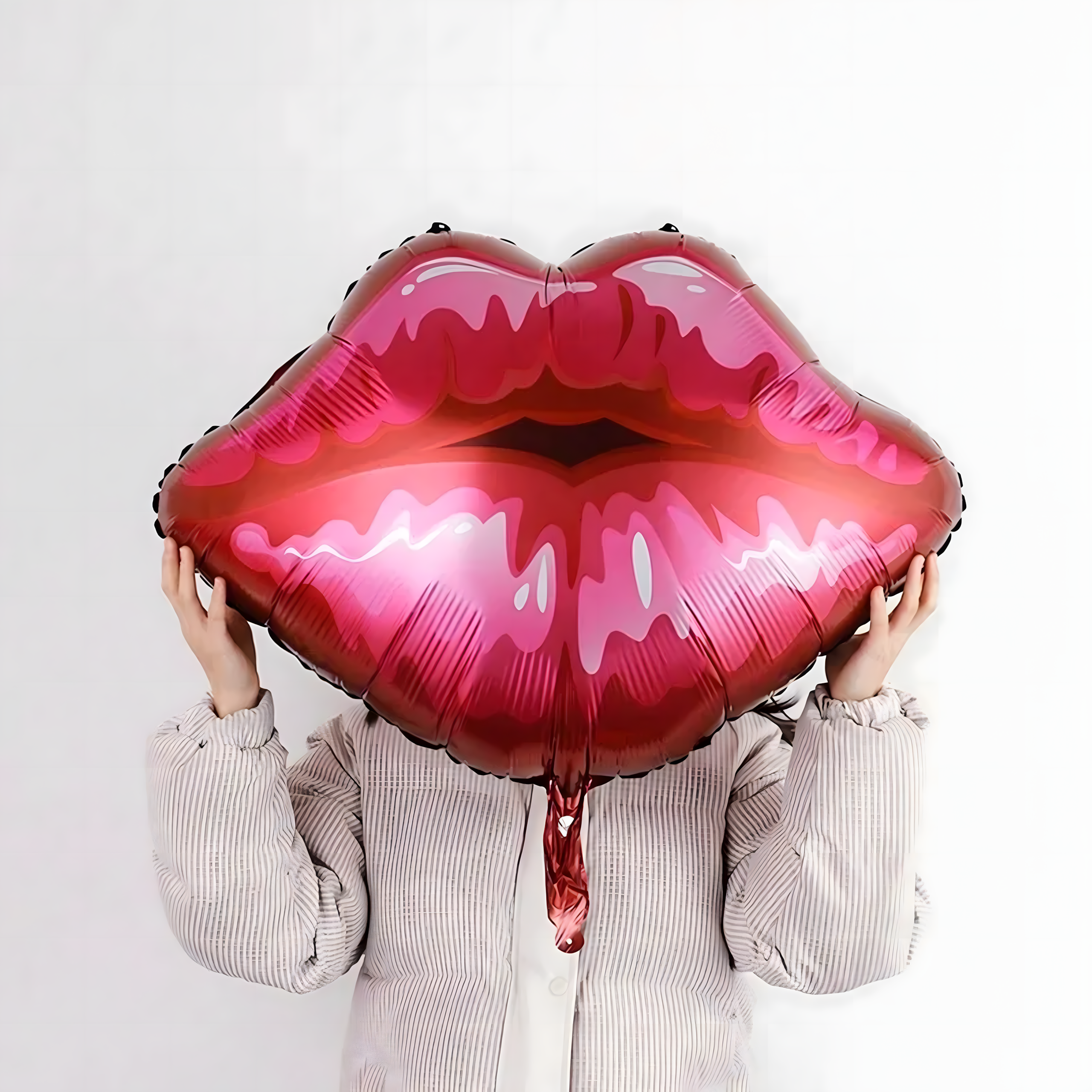 Tüdrukute sünnipäeva õhupallide komplekt Huulepulk, Huuled, Palju õnne sünnipäevaks 5 tk