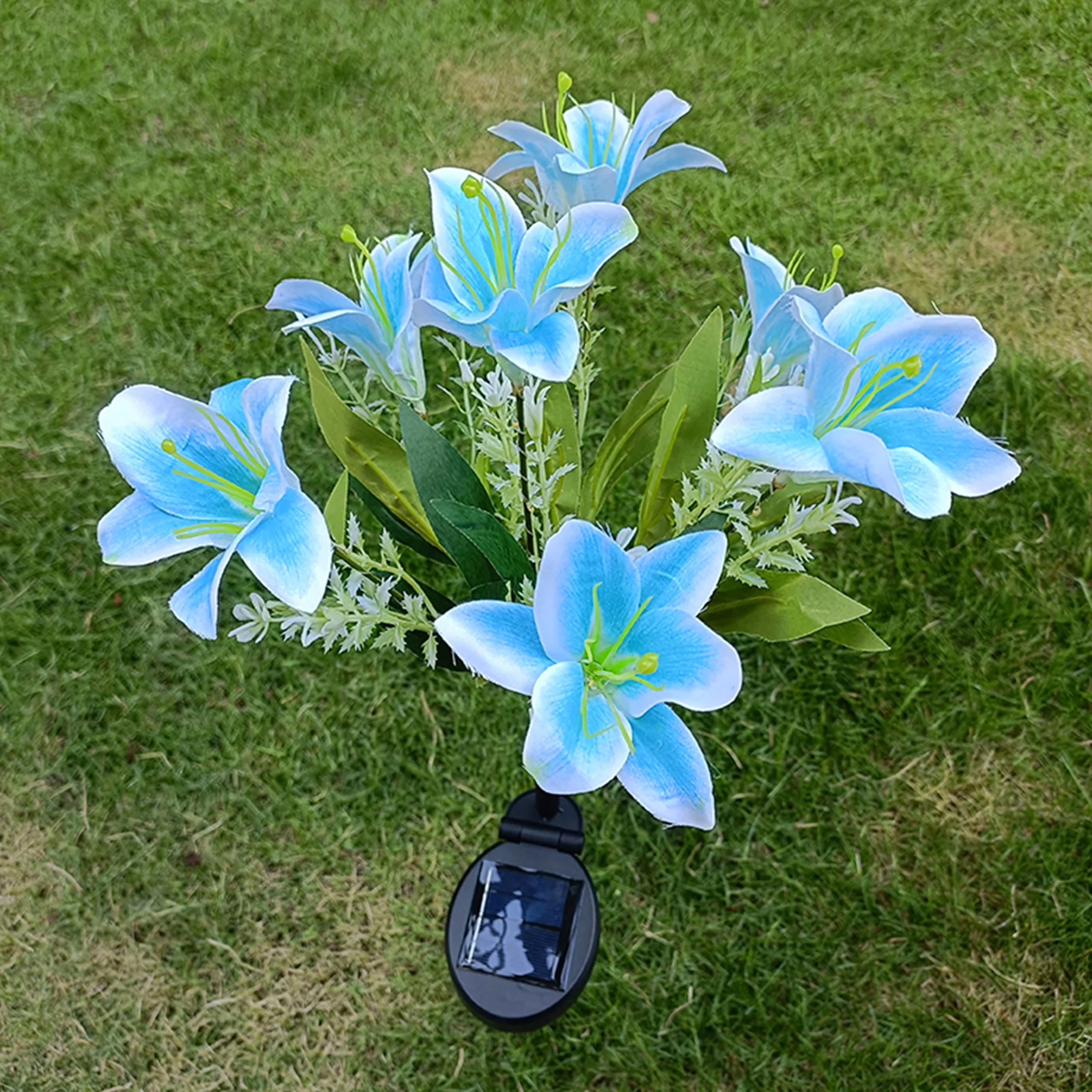 Solar Garden Spike Lamp Lily Flower LED Decoration