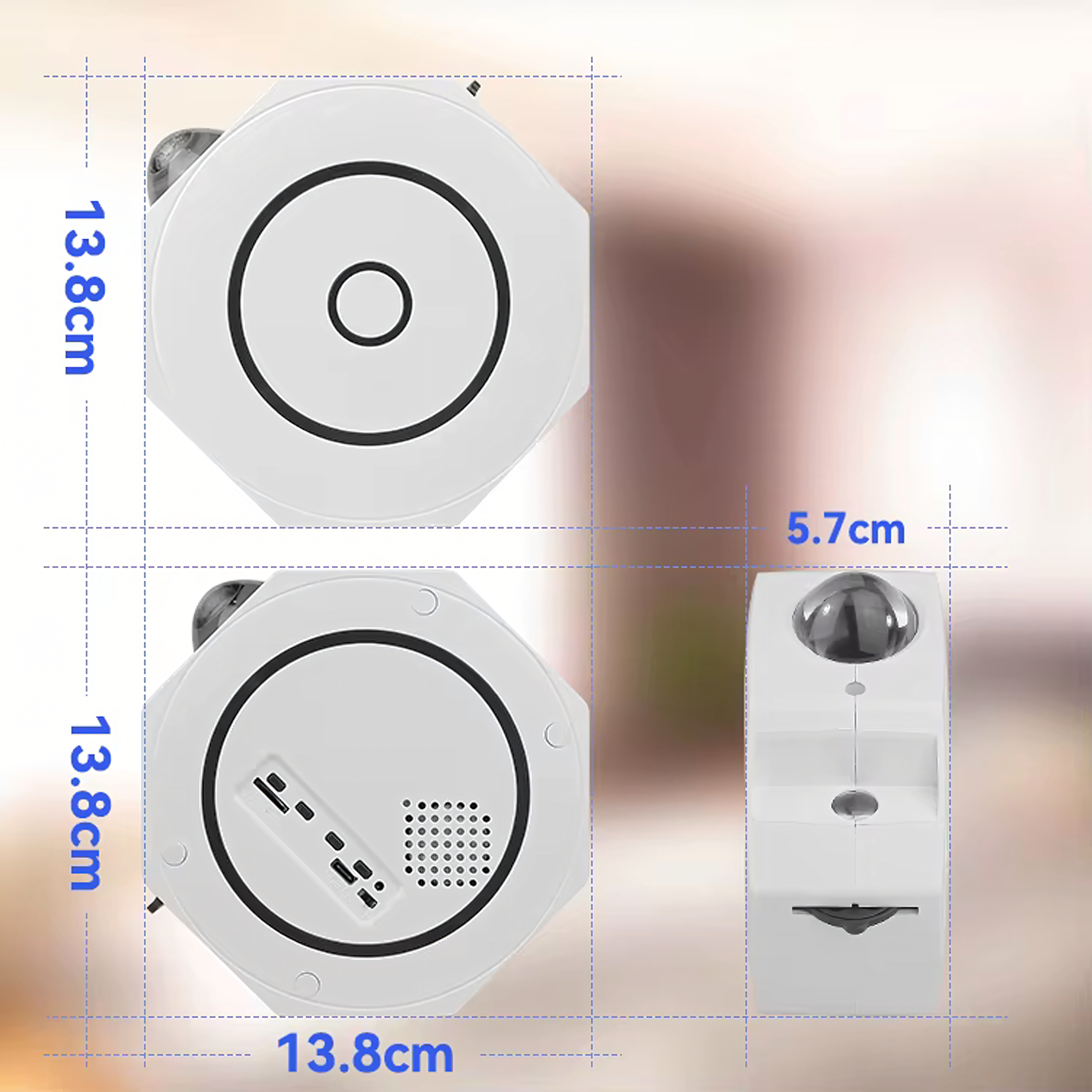 Tähtede projektor Taeva projektor LED öölamp Lõõgastus + kaugjuhtimispult