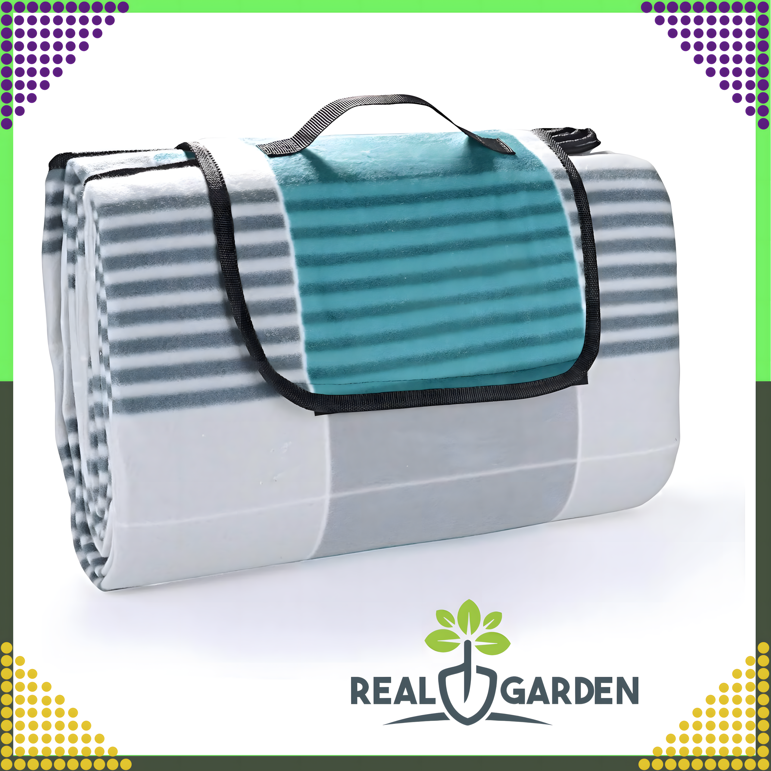 Välitekk Piknikule Rannamatt Isolatsiooniga Kokkupandav Veekindel 200 cm