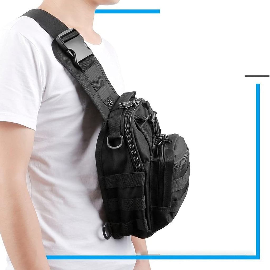 Military Tactical Survival Shoulder Bag Backpack 20L