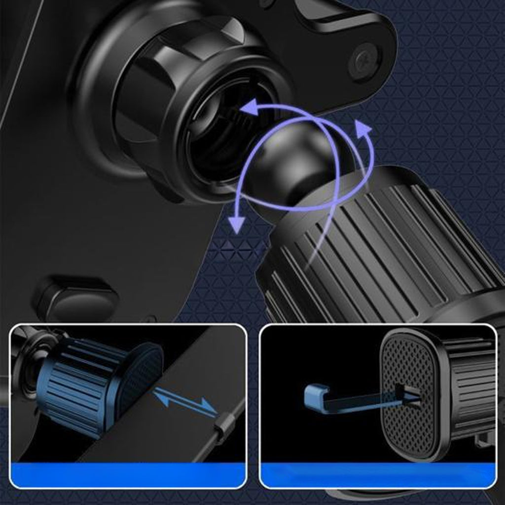 Stable Car Mount Holder for Phone Grille Cockpit Windshield Secure Set