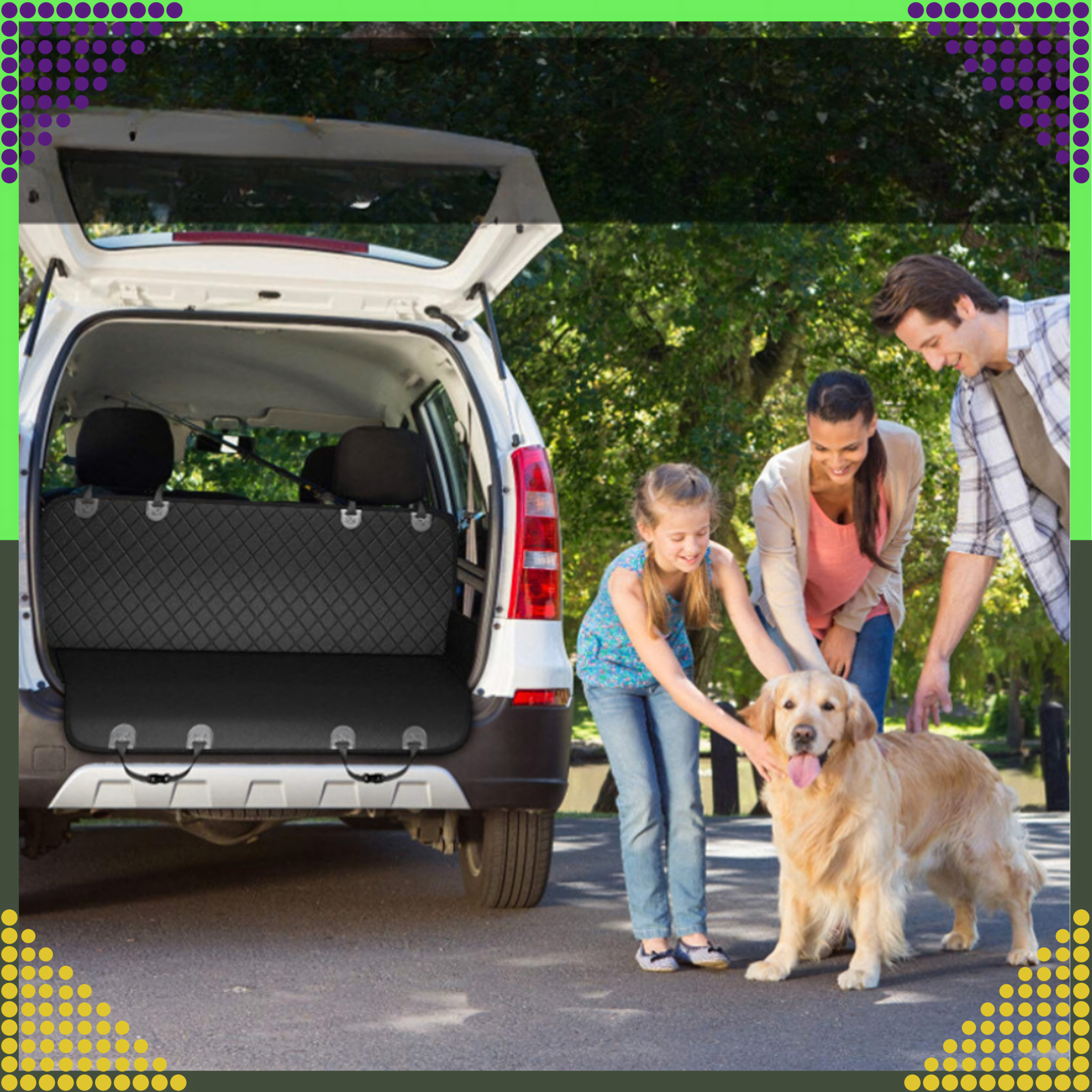 Koeramatt autoistmekattele universaalne suur auto