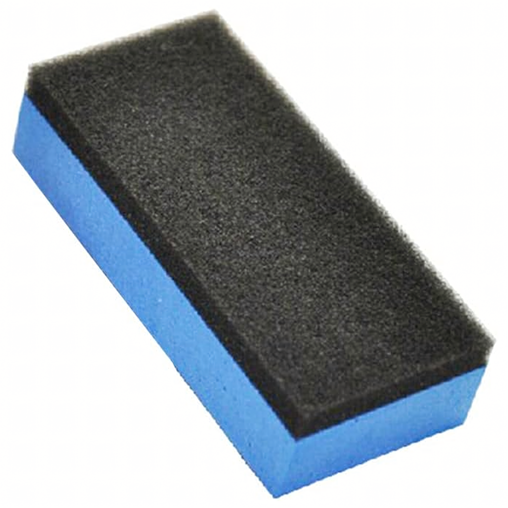 Cube applicator for applying quartz coatings, ceramics and waxes