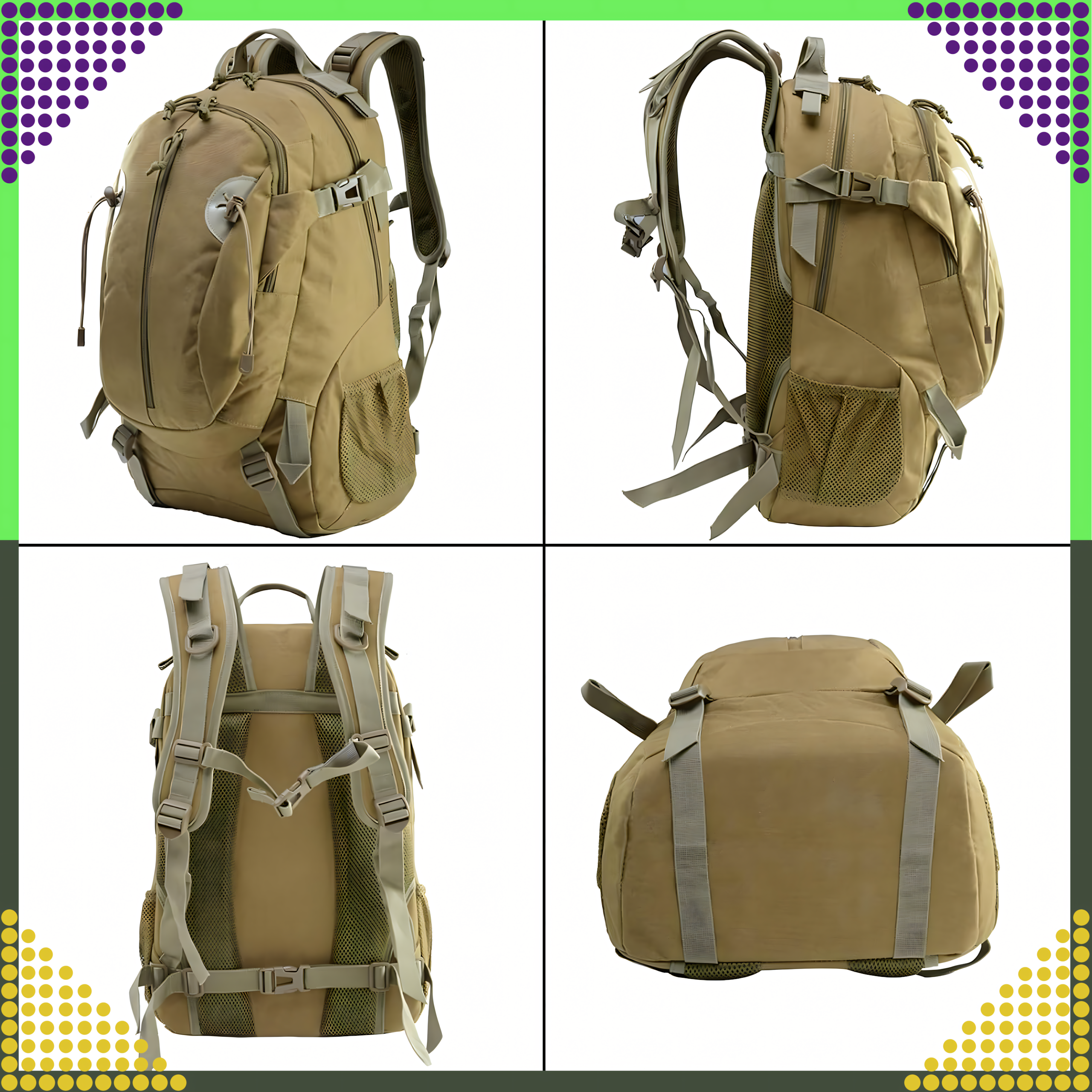 Military Tactical School Backpack Travel Tourist Military Men's 30L