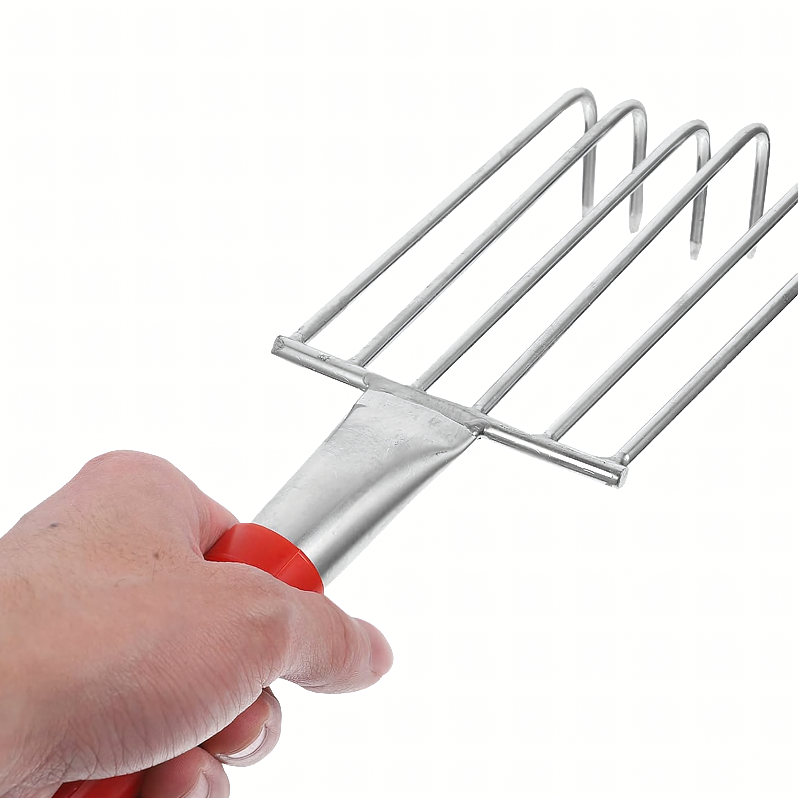 Metal Garden Rake with 6 Tines 32 cm