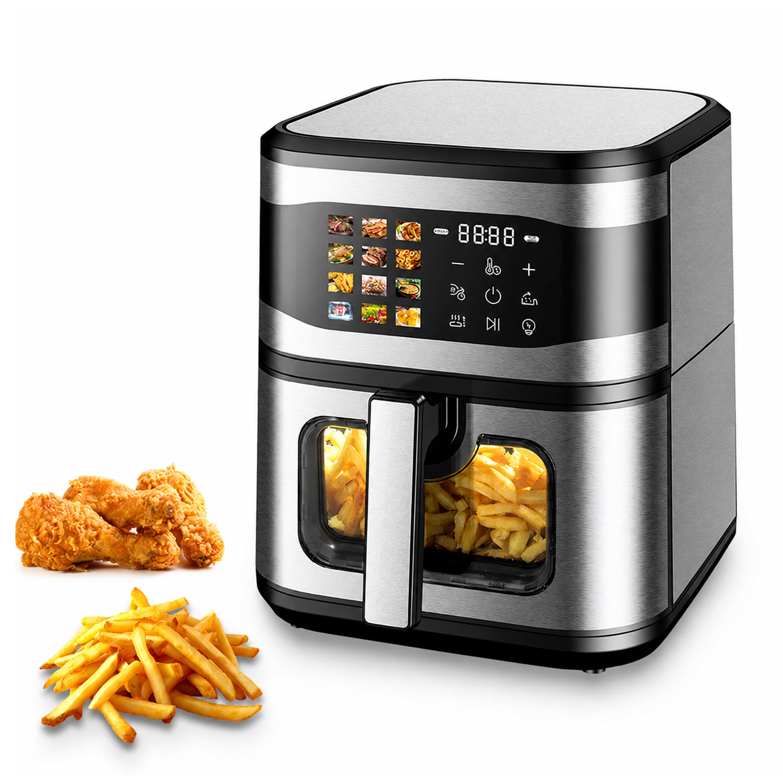 8L Air Fryer 1700W with 12 Cooking Programs