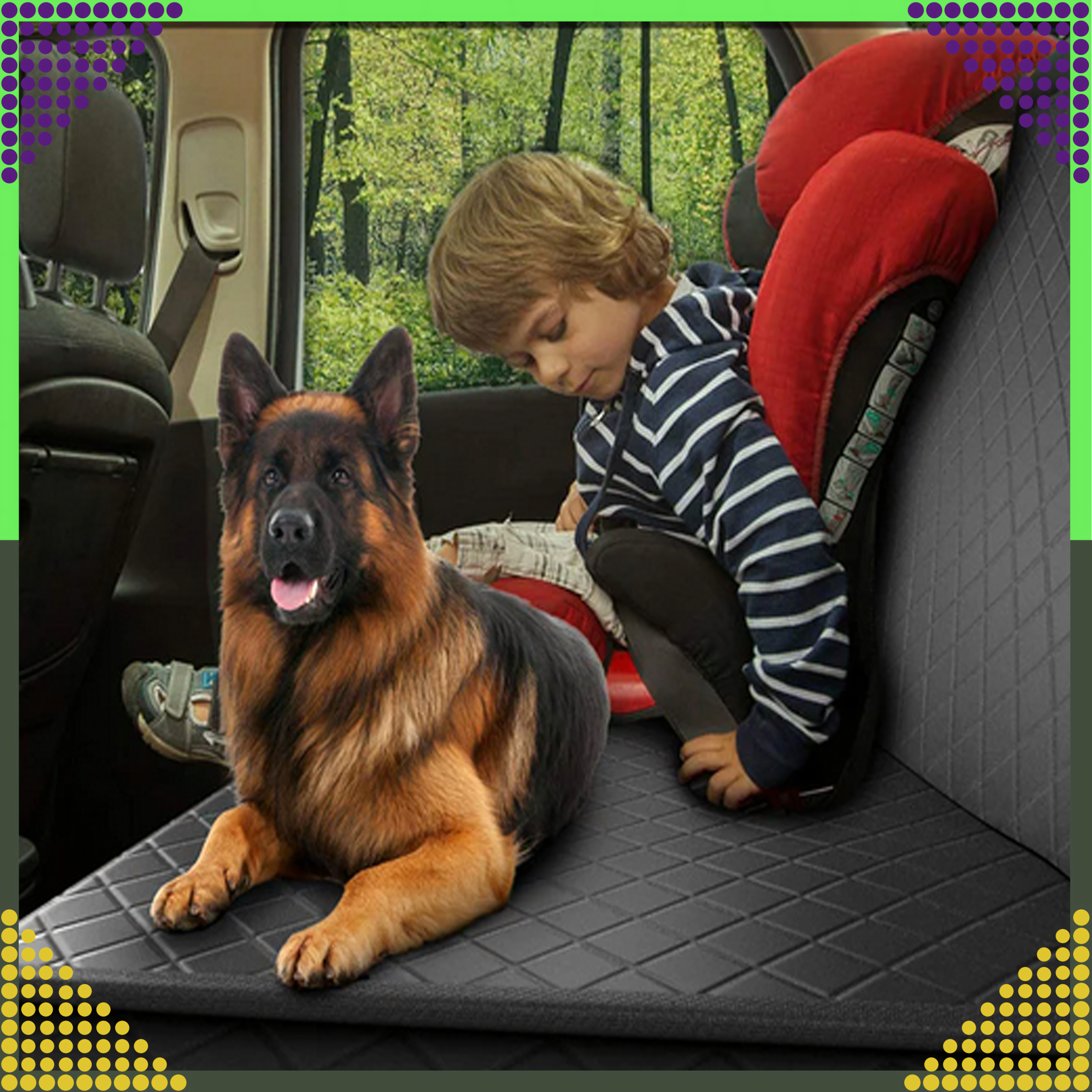 Koeramatt autoistmekattele universaalne suur auto