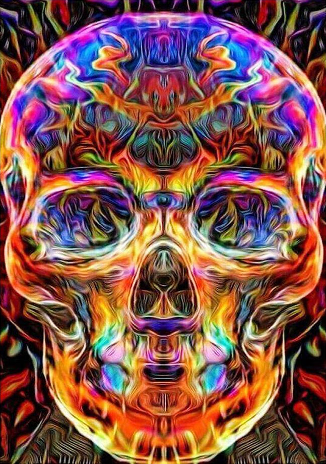 Diamond Painting 5D Mosaic Kit 63 - Skull Pattern