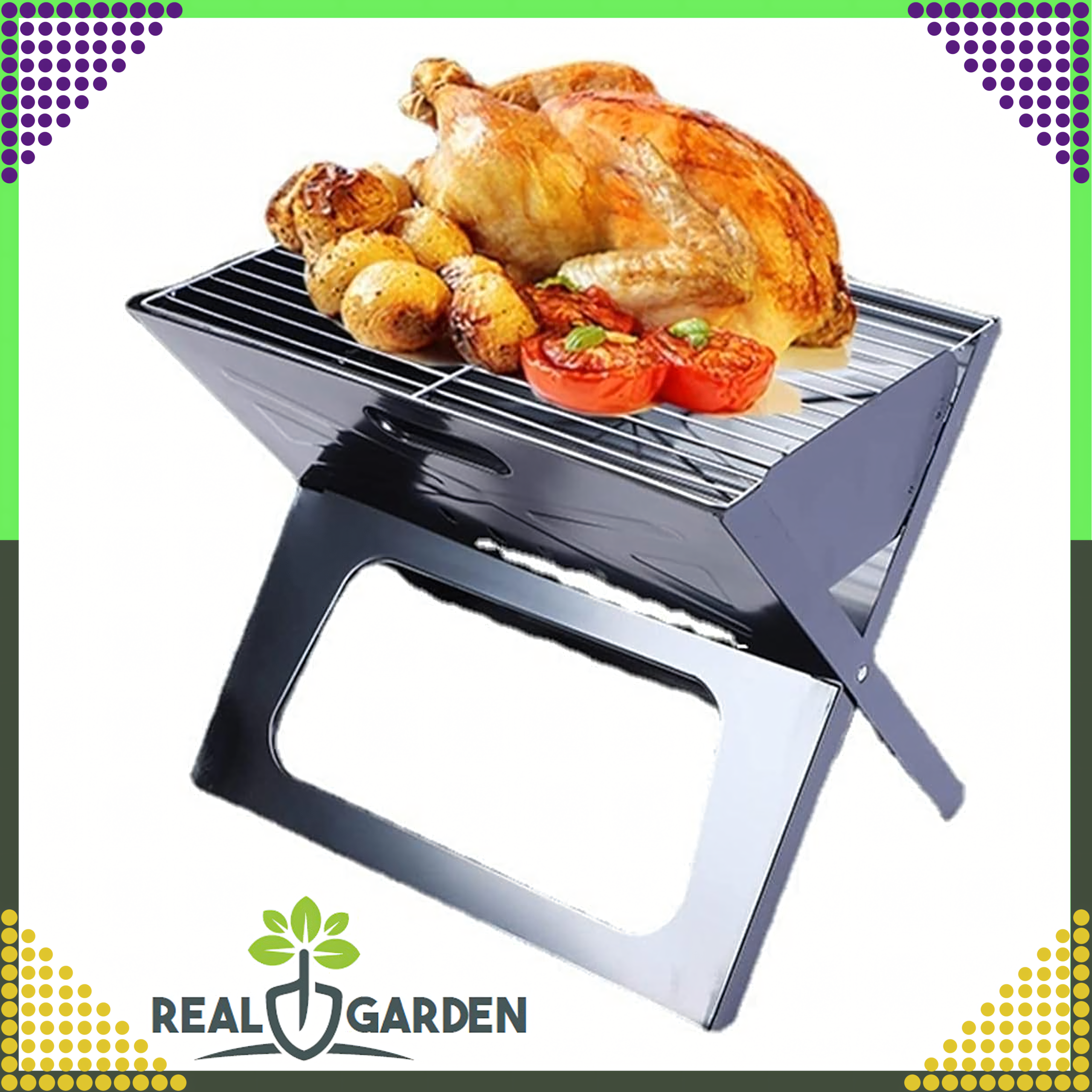 Turisti aed-laagrigrill kaasaskantav kokkupandav söe kohver