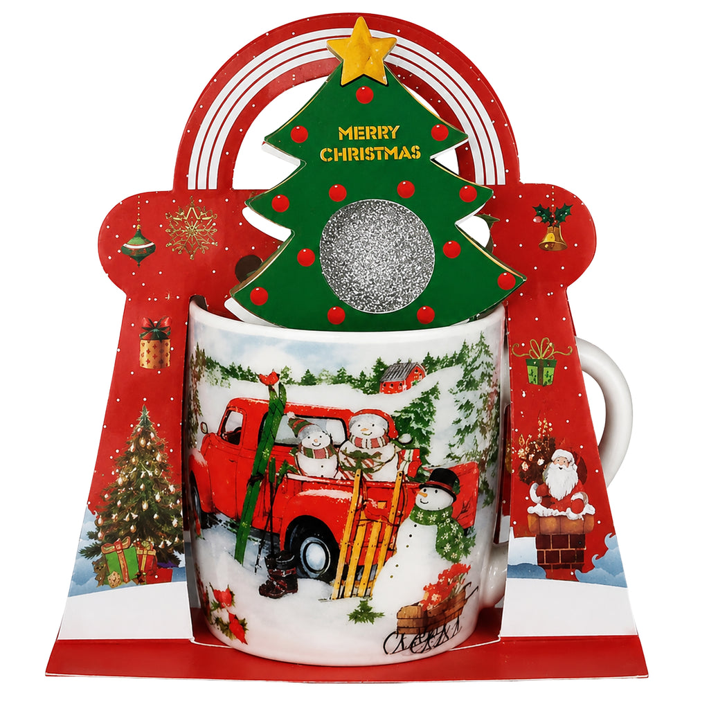 Christmas Mug Santa Snowman Christmas Tree Gift 200 ml