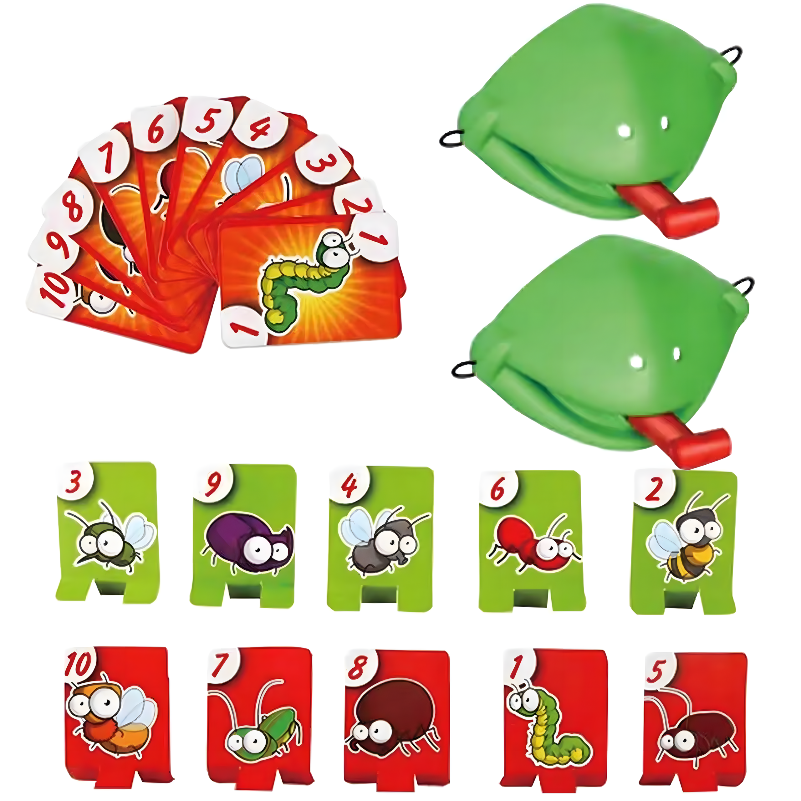 Osavusmäng Kiire Keel Püüa Putukas ja Uss Komplekt 2-le Inimesele