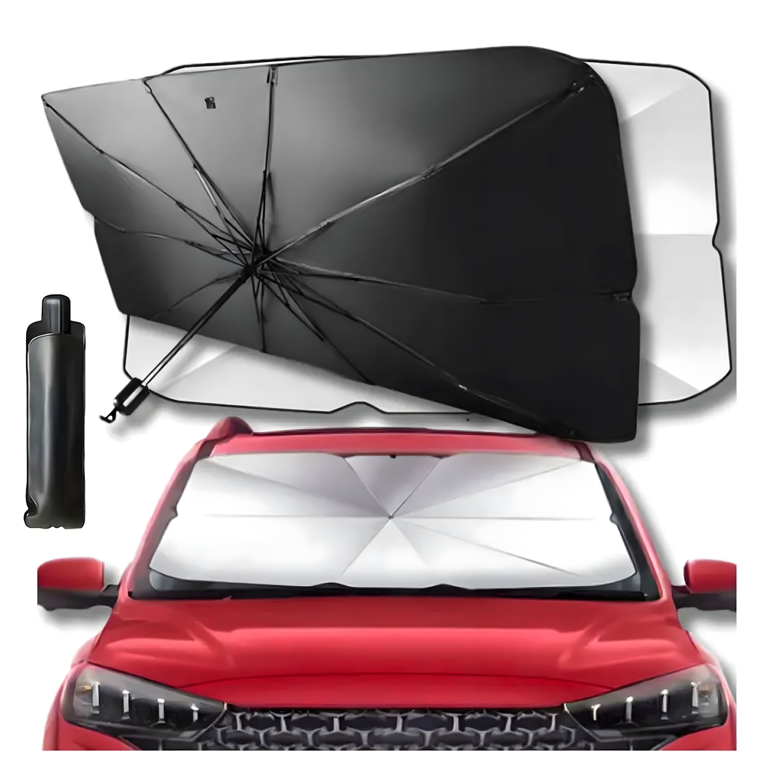 Auto akna päikesekaitse vihmavari UV-kaitse suur 65x125