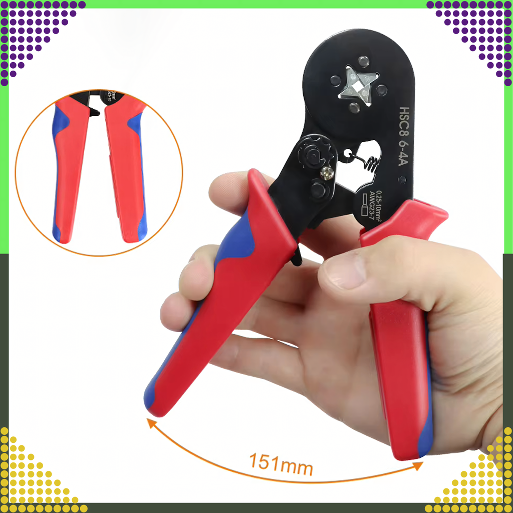 Pressimistangid kaabliotsahülsside jaoks 0.25-10mm²