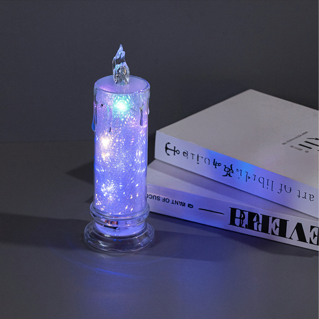 Sädelev patareitoitega LED-küünla sisu 19,5 cm RC-K-1837