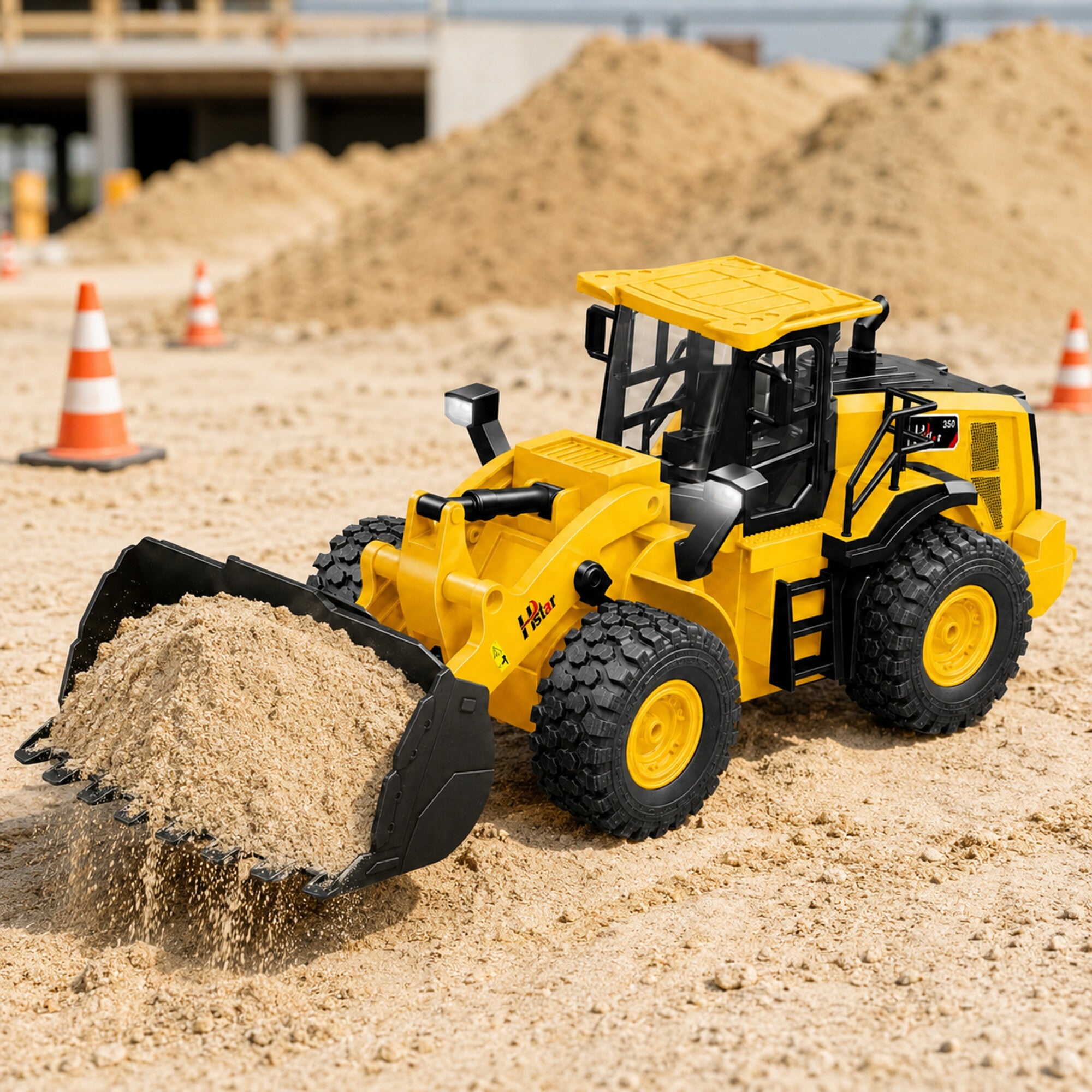 Remote Control Bulldozer RC Construction Machine Large
