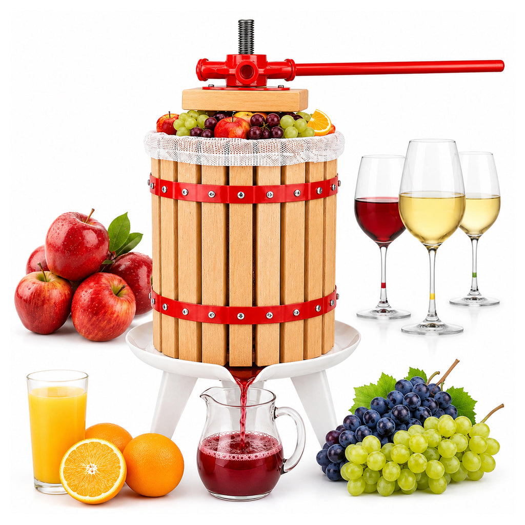 Käsitsi kruvipress puu- ja köögiviljadele 6 l 58 cm RC-K-2528-15577