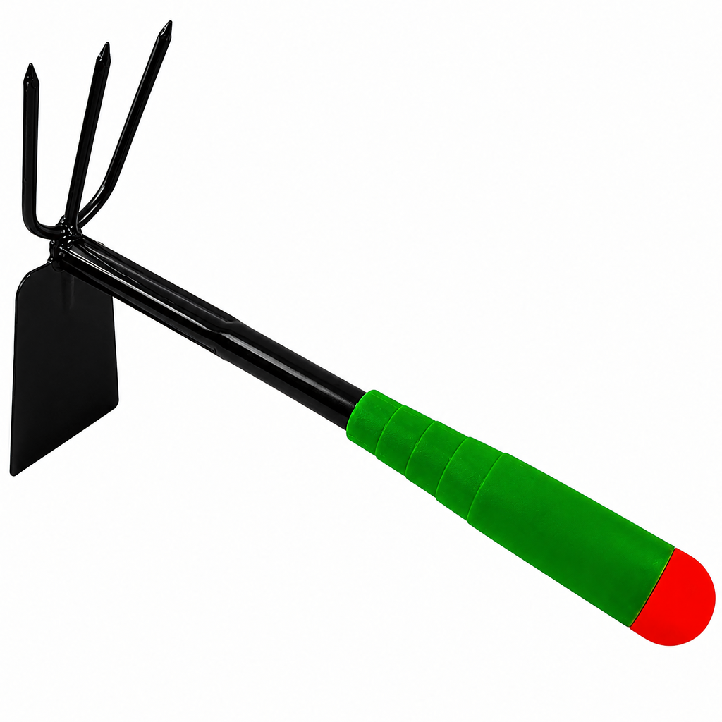 Garden Hoe with Claws 31cm 2-in-1 Digging and Raking Tool