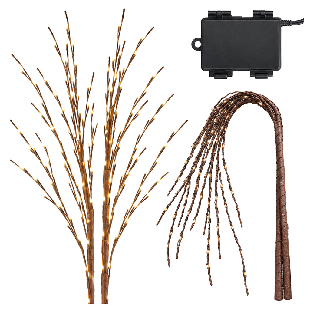 LED-jõuluoksakaunistuste komplekt 2 tk RC-K-2874
