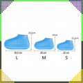 Waterproof Anti-Slip Rain Shoe Covers Size M