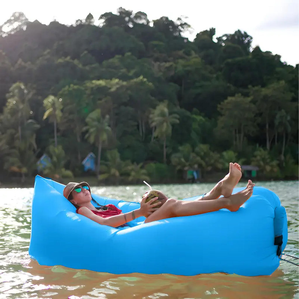 Inflatable Beach Sofa Bed Mattress Lounger Lazy Bag 200x70cm