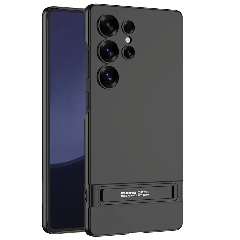 Õhuke kaitsev tagakaas alusega Samsung S24 Ultra Black jaoks