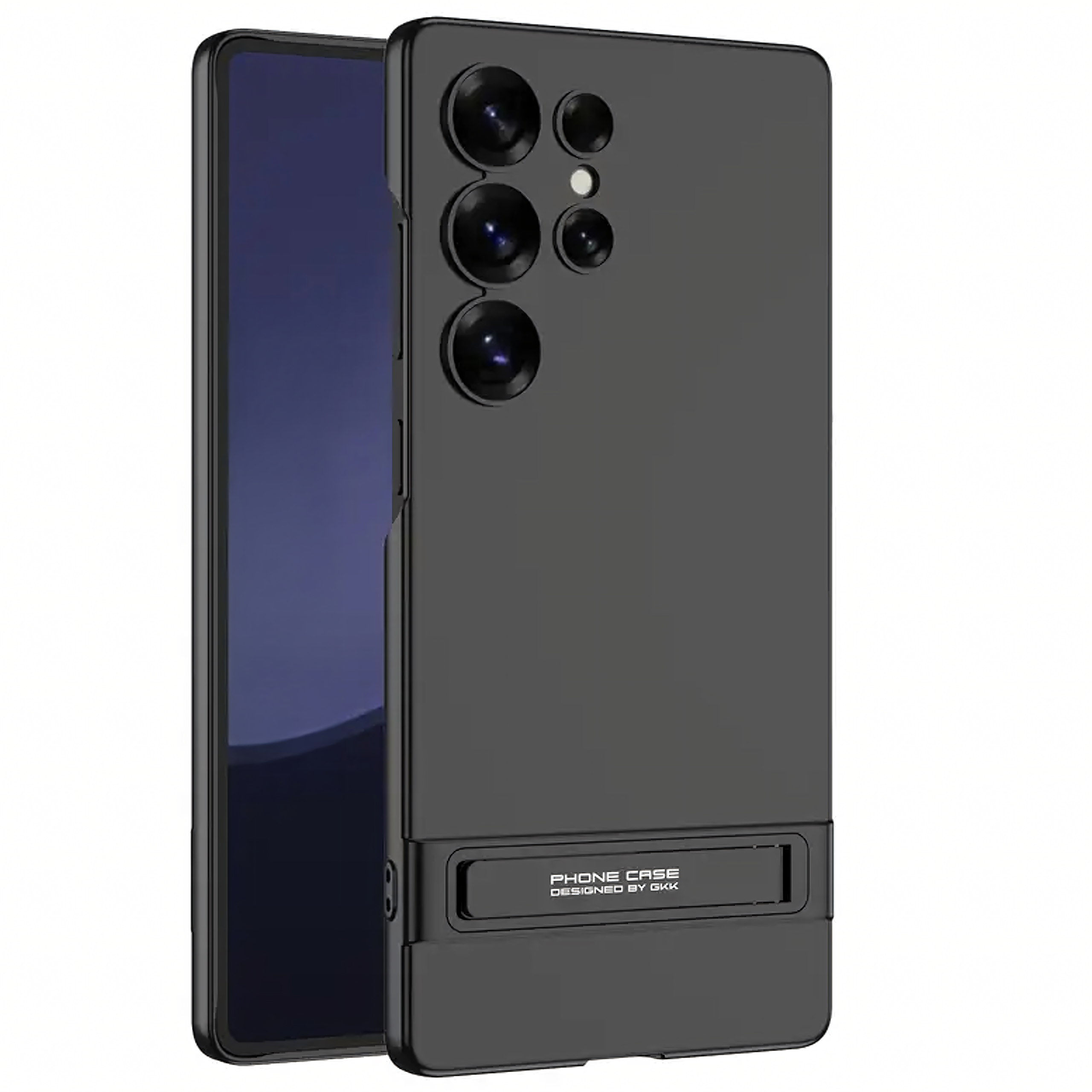 Õhuke kaitsev tagakaas alusega Samsung S24 Ultra Black jaoks