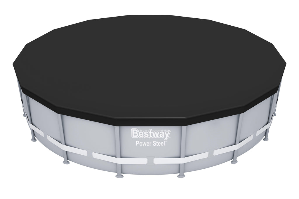 Bestway 58249 PVC basseinile mõeldud kaitsekate, Ø 488 cm, Black