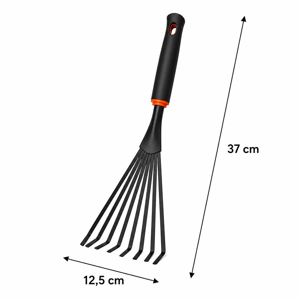 Garden Fan Rake 37cm with Claws