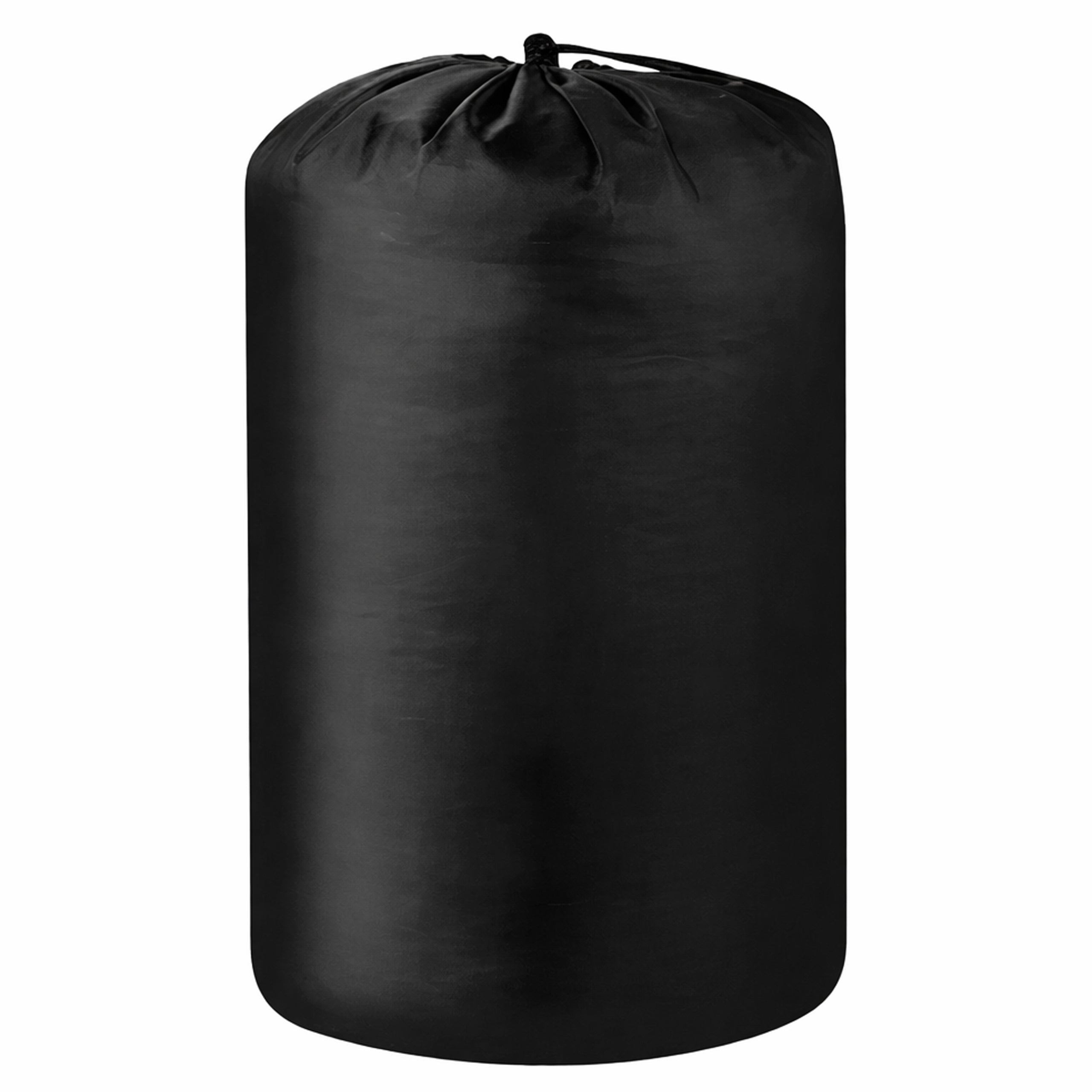 180x Mummi magamiskott 2-in-1 210×75cm soe kapuutsiga tekk Black