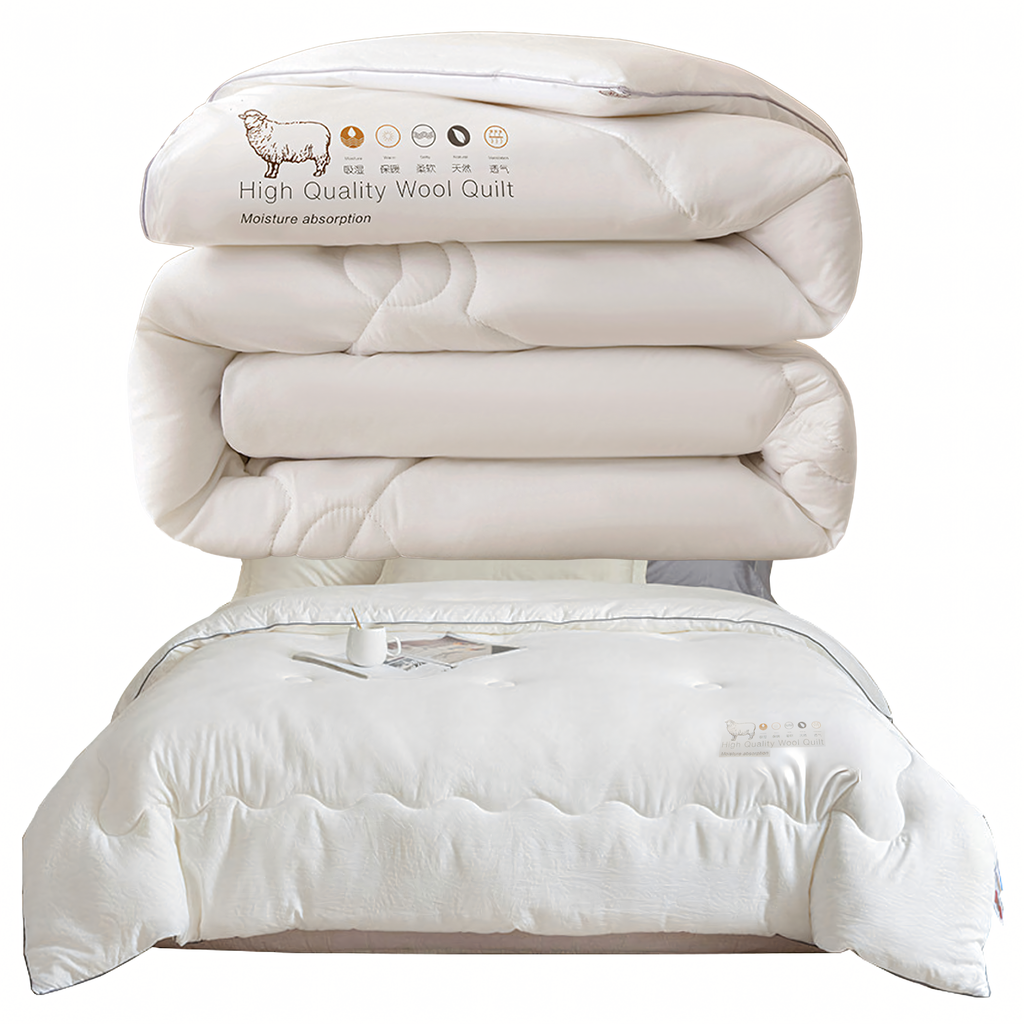 Winter Wool Quilt made of Sheep Wool 140x200cm