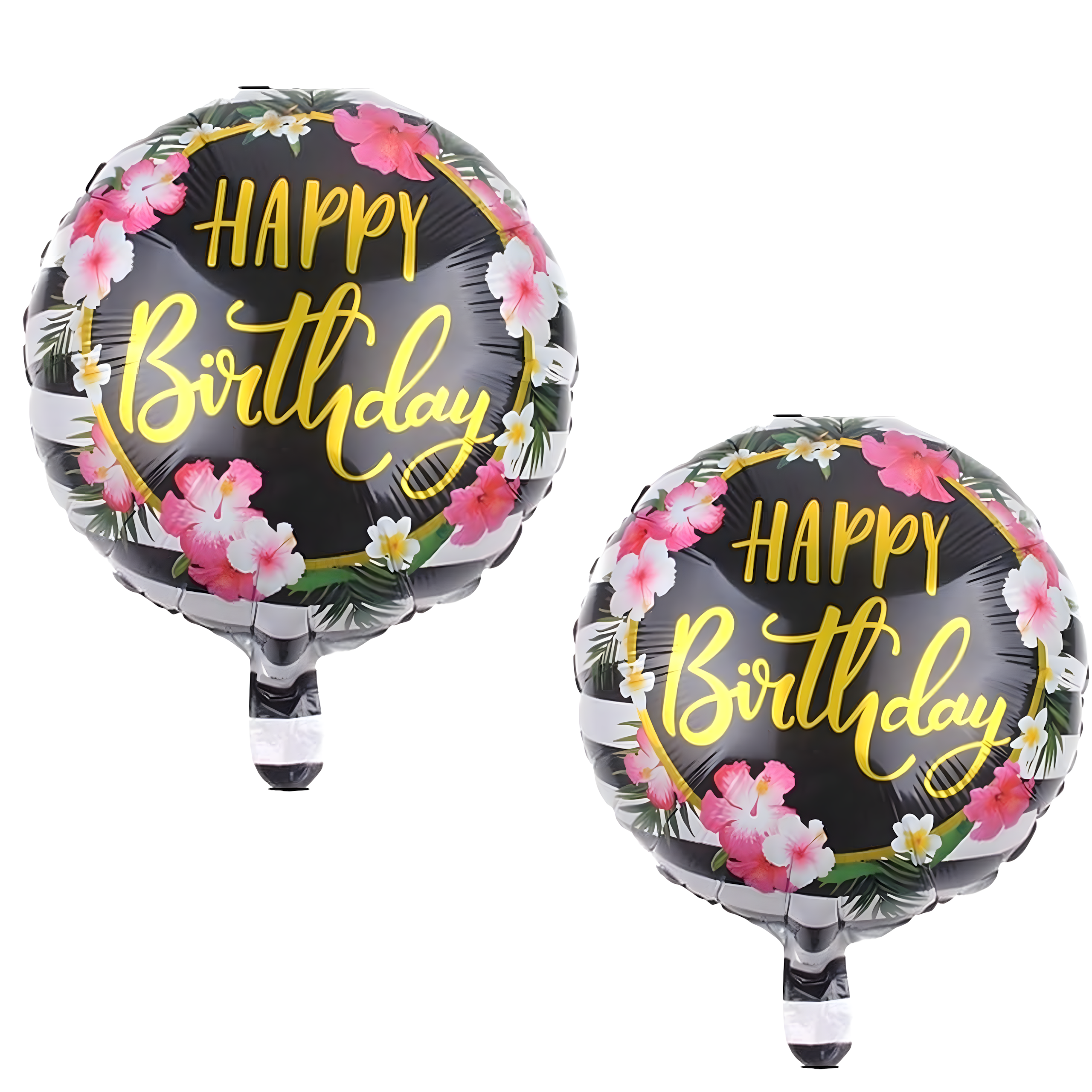 Havai Aloha õhupallide komplekt sünnipäevadeks ja sünnipäevapidudeks 5 tk