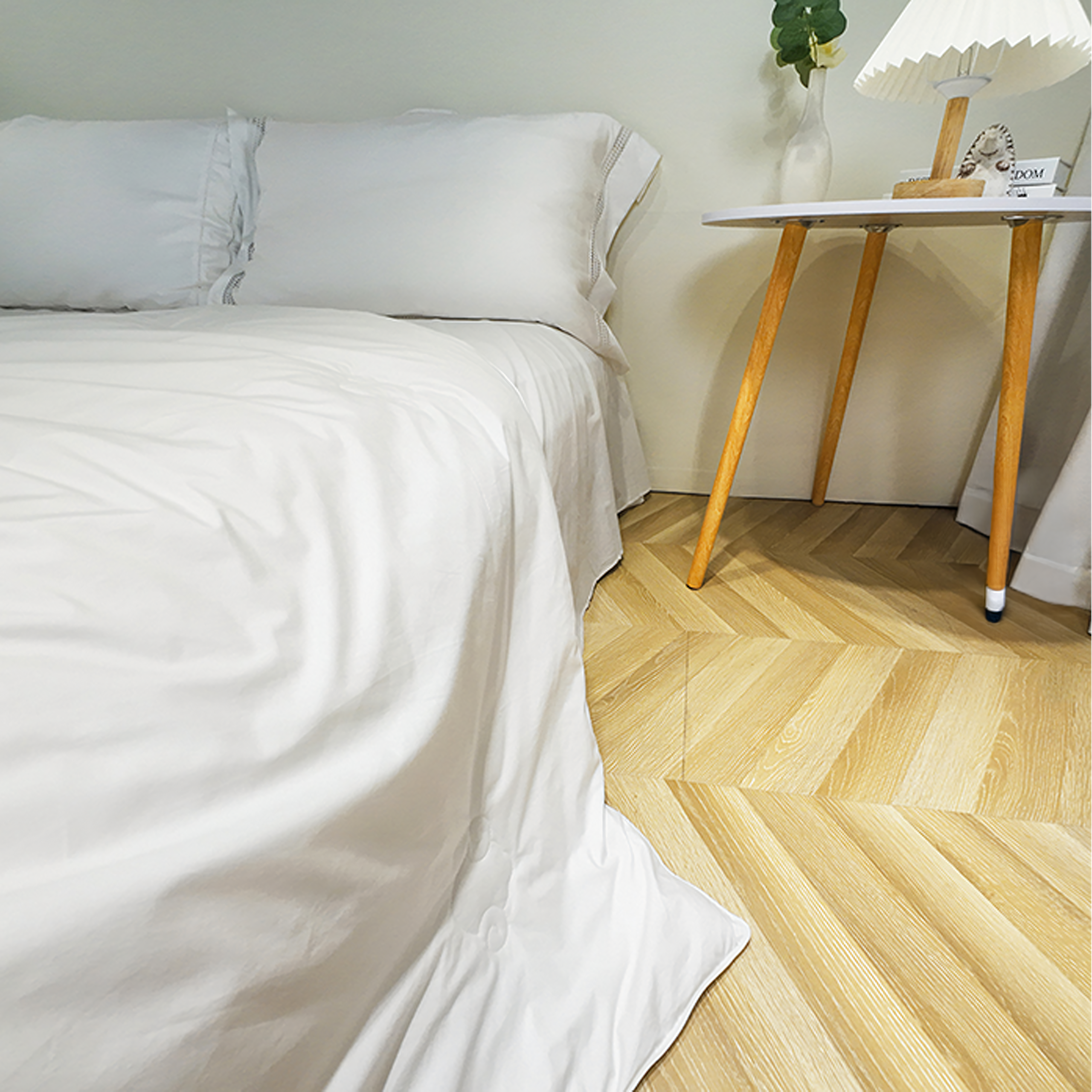 Kõikide aastaaegade õhuline soe talvetekk 200x220cm valge